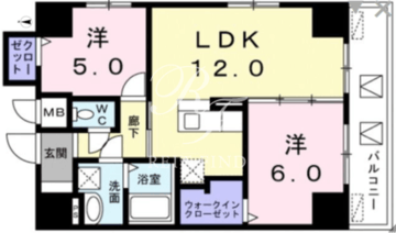 レジデンス桜樺 301 間取り図