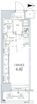 ログ浅草 801 間取り図
