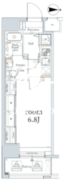 ログ浅草 701 間取り図