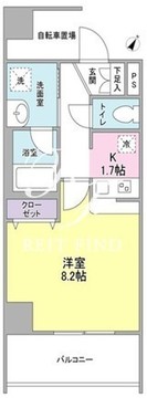 メゾンピオニー都立大学 702 間取り図