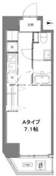 ファーストレジデンス錦糸町 501 間取り図