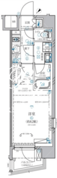 ディアレイシャス赤羽 401 間取り図