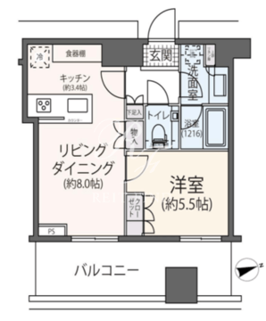 ブランズ渋谷桜丘 2003 間取り図