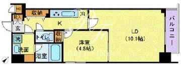 ミェーレ日本橋 201 間取り図