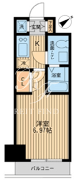 エコロジー潮見レジデンス 504 間取り図