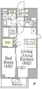 ジオエント池袋 802 間取り図