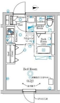 ラフィスタ蓮根 403 間取り図