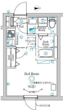 ラフィスタ蓮根 303 間取り図