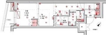 品川大井町レジデンス 105 間取り図