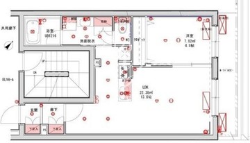 品川大井町レジデンス 402 間取り図