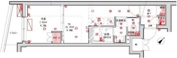 品川大井町レジデンス 307 間取り図