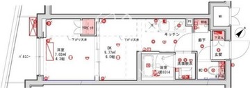 品川大井町レジデンス 306 間取り図