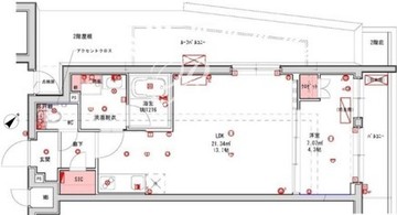 品川大井町レジデンス 301 間取り図