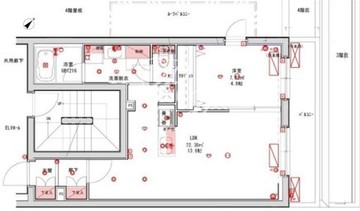 品川大井町レジデンス 501 間取り図