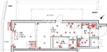 品川大井町レジデンス 503 間取り図