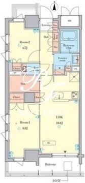 RJRプレシア千鳥 207 間取り図