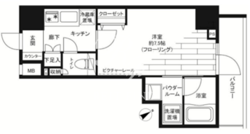 グランドコンシェルジュ麻布 301 間取り図