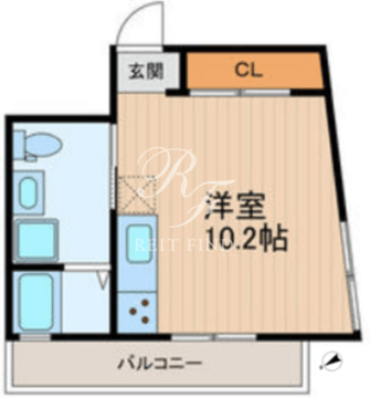 ダイキデュオ目黒 203 間取り図