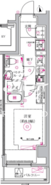 リルシア品川中延 401 間取り図