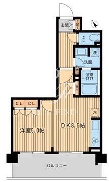 ブレス上池袋 404 間取り図
