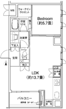 四谷レジデンス 901 間取り図