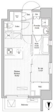 アジールコート蒲田 704 間取り図