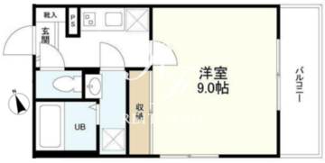 モアリッシェル代官山青葉台 205 間取り図