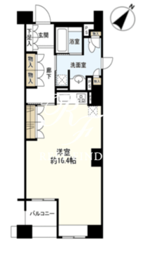 パークフラッツ銀座イースト 1101 間取り図
