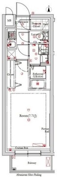 ガリシア南長崎 501 間取り図