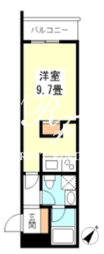 TKフラッツ渋谷 615 間取り図