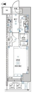 アルテシモラート 1305 間取り図