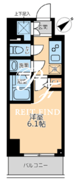 プライマル品川大森海岸 705 間取り図