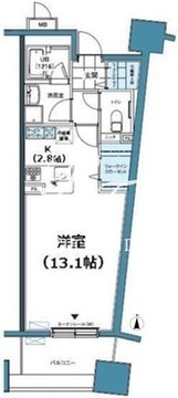 ロイヤルパークスシーサー南千住 606 間取り図