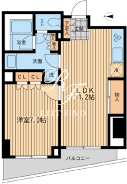 レジデンス代々木公園 313 間取り図