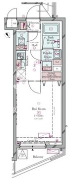 コンシェリア池上THE RESIDENCE 201 間取り図