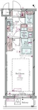 コンシェリア池上THE RESIDENCE 203 間取り図