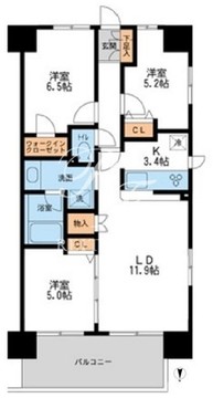 レジディア南千住 617 間取り図