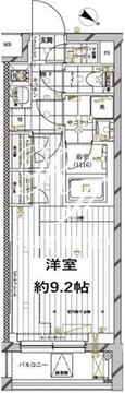レガリス三軒茶屋 303 間取り図