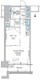 パークアクシス新宿百人町 517 間取り図