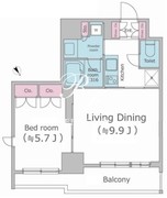 パークフラッツ渋谷代官山 301 間取り図