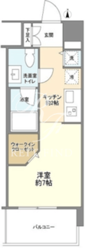 アーバンファースト神楽坂 204 間取り図