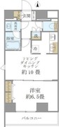 プレミアムキューブ上野 1101 間取り図 ?>