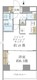 プレミアムキューブ上野 1101 間取り図