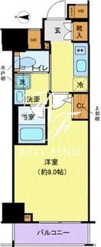 クレイシア秋葉原ラグゼスウィート 203 間取り図