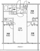 ライムレジデンス曳舟 115 間取り図