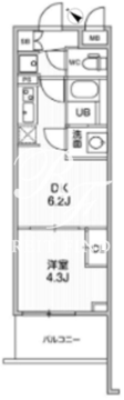 ライムレジデンス曳舟 317 間取り図