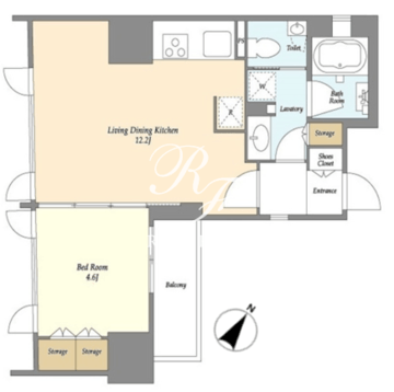 ルジェンテ文京東大前 801 間取り図