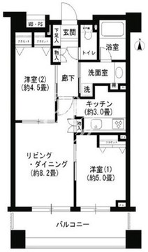 クリオ文京小石川 1002 間取り図