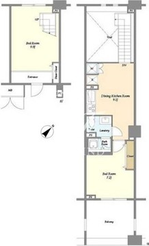 レジデンスシャルマン月島 828 間取り図