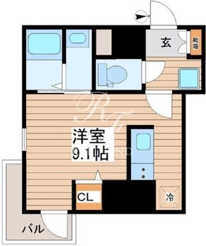 ティアラグレイス両国タワー 704 間取り図